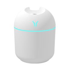 Umidificatore per auto con luce notturna colorata per mini desktop USB, specifiche: 250 ml (Y-bianco)
