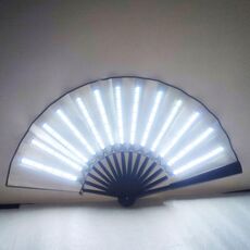 00021 LED Prom Lighting Ventaglio pieghevole Bar Atmosfera colorata Puntelli di gruppo, Colore: bianco