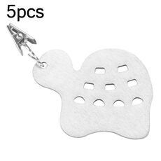 Appendiabiti per tovaglie antivento in acciaio inossidabile da 5 pezzi (tartaruga TCC0010G)