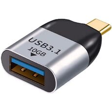USB 3.0 Tipo A Femmina a USB 3.1 Tipo C Maschio Host Dati OTG Adattatore da 10 Gbps per laptop e telefono