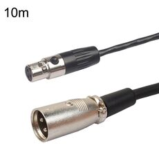 Cavo di bilanciamento Xlrmini Caron da femmina a mini maschio per cavo audio per microfono scheda audio 48V, lunghezza: 10 m