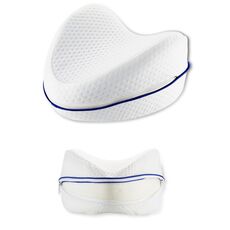 Cuscino per gambe in cotone con memoria del corpo Dormire ortopedico Sciatica Articolazione dell'anca posteriore per alleviare il dolore (interno bianco)