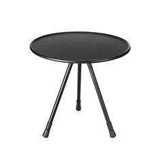 Tavolo da campeggio sollevabile portatile pieghevole in lega di alluminio per esterni, colore: nero
