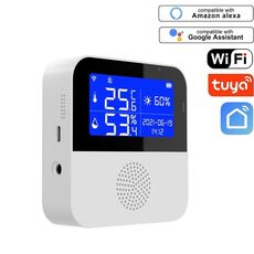 Sensore di temperatura e umidità Tuya WIFI con display LCD da 2,9 pollici, specifiche: solo sensore