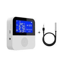 Sensore di temperatura e umidità Tuya WIFI con display LCD da 2,9 pollici, specifiche: con linea di rilevamento