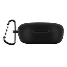 Per Xiaomi Redmi Buds 4 Lite Custodia protettiva per auricolari in silicone con gancio (nero)