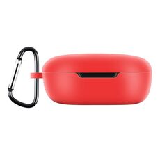 Per Xiaomi Redmi Buds 4 Lite Custodia protettiva per auricolari in silicone con gancio (rosso)