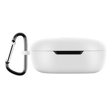 Per Xiaomi Redmi Buds 4 Lite Custodia protettiva per auricolari in silicone con gancio (bianco)