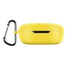 Per Xiaomi Redmi Buds 4 Lite Custodia protettiva per auricolari in silicone con gancio (giallo)