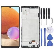 Per Samsung Galaxy A32 4G SM-A325 Schermo LCD OLED per digitalizzatore Assemblaggio completo con cornice