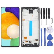 Schermo LCD OLED da 6,43 pollici per Samsung Galaxy A52 5G SM-A526 Digitizer Assemblaggio completo con cornice