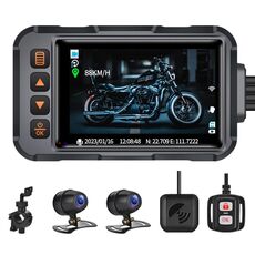 SE65 Dual 1080P DVR per moto HD impermeabile, supporto WiFi / GPS / video in bicicletta