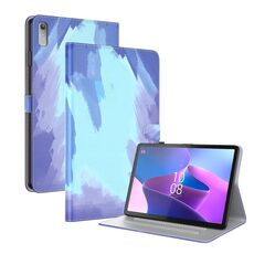 Per Lenovo Tab P11 Gen 2 11.5 Custodia per tablet in pelle con motivo ad acquerello (neve invernale)