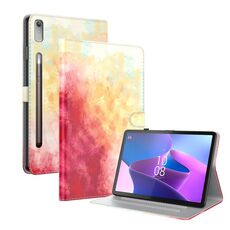 Per Lenovo Tab P11 Pro Gen 2 11.2 Custodia per tablet in pelle con motivo ad acquerello (ciliegia primaverile)