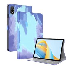 Per Honor Pad V8 Pro Custodia per tablet in pelle con motivo ad acquerello (neve invernale)
