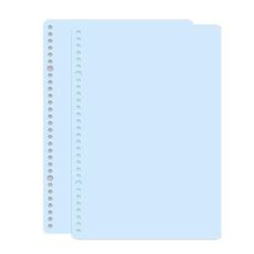 5 set di copertine di libri a fogli mobili smerigliati Copertina di libri a mano fai-da-te, dimensioni: A4 (blu)