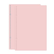 5 set di copertine di libri a fogli mobili smerigliati Copertina di libri a mano fai-da-te, dimensioni: A5 (rosa)