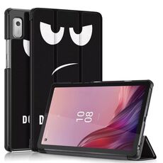 Per Lenovo Tab M9 TB-310FU Custodia per tablet in pelle con disegno colorato a 3 pieghe (grandi occhi)