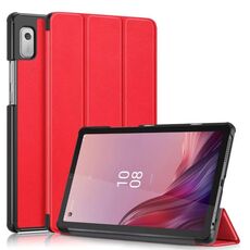 Per Lenovo Tab M9 TB-310FU Custodia per tablet in pelle pieghevole a 3 pieghe (rossa)