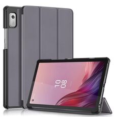 Per Lenovo Tab M9 TB-310FU Custodia per tablet in pelle pieghevole a 3 pieghe (grigio)