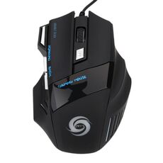 HXSJ A868 Mouse cablato luminoso colorato a 7 tasti con pulsante di fuoco