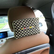 Scatola per fazzoletti con braccioli per auto appesi allo schienale della sedia, modello: 9507