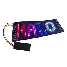 Schermo LED curvo pieghevole a colori controllato Bluetooth (1632)