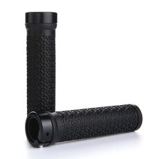 AG13 1 paio di manopole per bicicletta calibro 22 mm (nero)