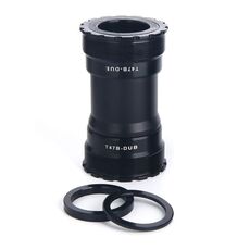 Il movimento centrale T47BDUB si adatta a una larghezza di 86,5 mm del telaio della bicicletta (nero)