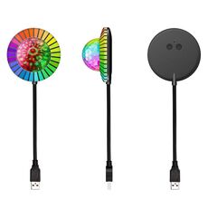MS-201 USB Magic Ball Star Projection Light Veicolo Car Atmosphere Light Supporto Controllo APP (Rotondo)