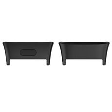 Per Xiaomi Redmi Watch 3 / Mi Watch Lite 3 1 paio di connettori per cinturino in metallo (nero)