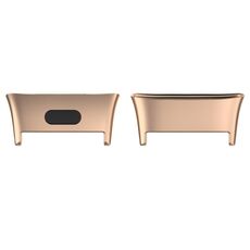 Per Xiaomi Redmi Watch 3 / Mi Watch Lite 3 1 paio di connettori per cinturino in metallo (oro rosa)