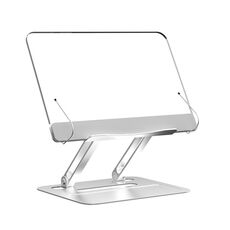 Supporto per tablet PC sollevabile da tavolo in lega di alluminio + supporto per lettura in acrilico, Sepc: tipo B