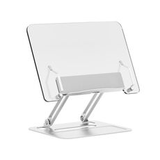 Supporto per tablet PC sollevabile da tavolo in lega di alluminio + supporto per lettura in acrilico, Sepc: tipo C