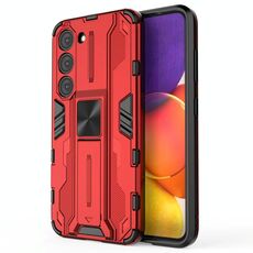 Per Samsung Galaxy S23 5G Supersonic PC + TPU Custodia antiurto per telefono con supporto (rosso)