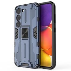 Per Samsung Galaxy S23 5G Supersonic PC + TPU Custodia antiurto per telefono con supporto (blu)