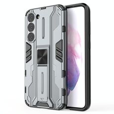 Per Samsung Galaxy S23 + 5G Supersonic PC + TPU Custodia antiurto per telefono con supporto (grigio)