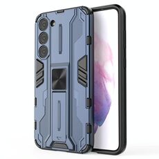 Per Samsung Galaxy S23 + 5G Supersonic PC + TPU Custodia antiurto per telefono con supporto (blu)