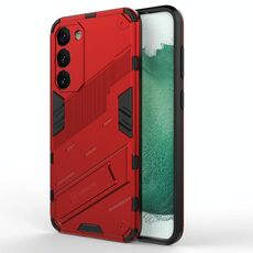 Per Samsung Galaxy S23 + 5G Punk Armor 2 in 1 PC + TPU antiurto per telefono con supporto invisibile (rosso)