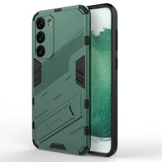 Per Samsung Galaxy S23 + 5G Punk Armor 2 in 1 PC + TPU antiurto per telefono con supporto invisibile (verde)
