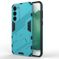 Per Samsung Galaxy S23 + 5G Punk Armor 2 in 1 PC + TPU antiurto per telefono con supporto invisibile (blu)