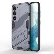 Per Samsung Galaxy S23 5G Punk Armor 2 in 1 PC + TPU antiurto per telefono con supporto invisibile (grigio)