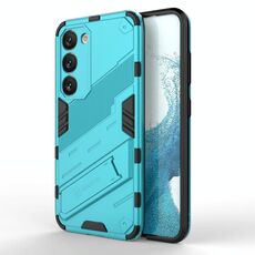 Per Samsung Galaxy S23 5G Punk Armor 2 in 1 PC + TPU antiurto per telefono con supporto invisibile (blu)
