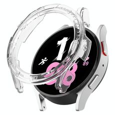 Per Samsung Galaxy Watch5 / Watch4 44 mm Custodia protettiva per orologio per PC a mezza copertura con scala (trasparente)