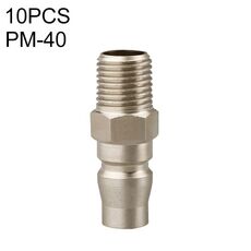LAIZE PM-40 10 pezzi connettore pneumatico autobloccante tipo C a montaggio rapido