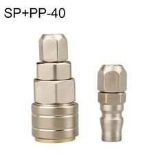 LAIZE SP + PP-40 10 pezzi connettore pneumatico autobloccante tipo C a montaggio rapido