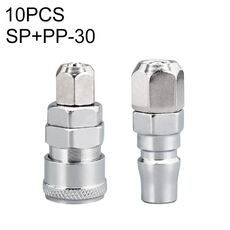 LAIZE SP + PP-30 10 pezzi connettore pneumatico a montaggio rapido per tubo dell'aria autobloccante tipo C
