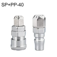 LAIZE SP + PP-40 10 pezzi connettore pneumatico a montaggio rapido per tubo dell'aria autobloccante tipo C