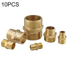 LAIZE 10 pz Connessione Interna Esterna Riducendo Filettatura Interna Filettatura Esterna, Calibro: 1 Punto