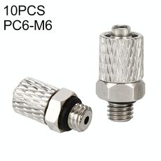 PC6-M6 LAIZE Connettore rapido per micro trachea da 10 pezzi